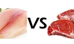 carne vs pescado